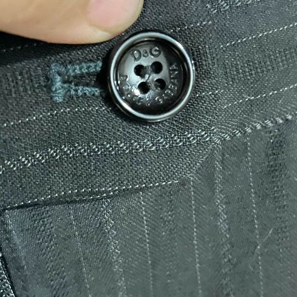 Authentic Dolce & Gabbana boot cut formal pant. Size waist 26. Used mildly. - Picture 10 of 11